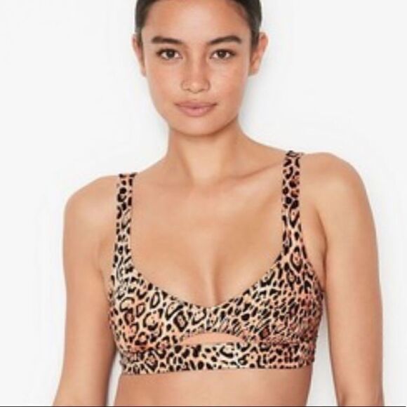 Victoria’s Secret leopard bikini top and bottom NWT size XS - Picture 1 of 15
